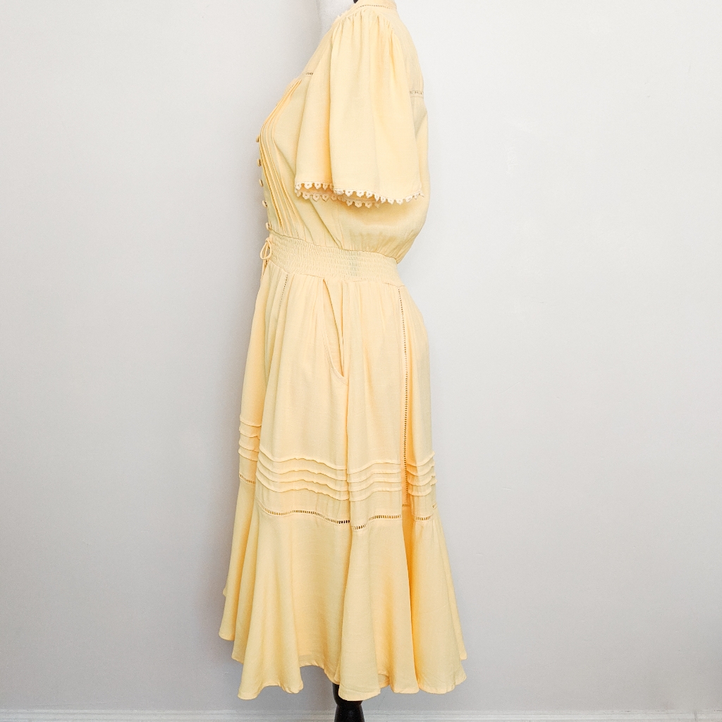 Last Nwt Tulle & Batiste Monaco Midi Dress, Size Large — image 3 of 7
